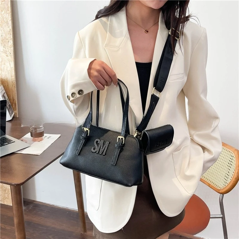 

Нишевая подушка, сумка для подмышек, просторная сумка на плечо для женщин, модная сумка-тоут «день-ночь», роскошная сумка через плечо, универсальная сумка на ремне ​