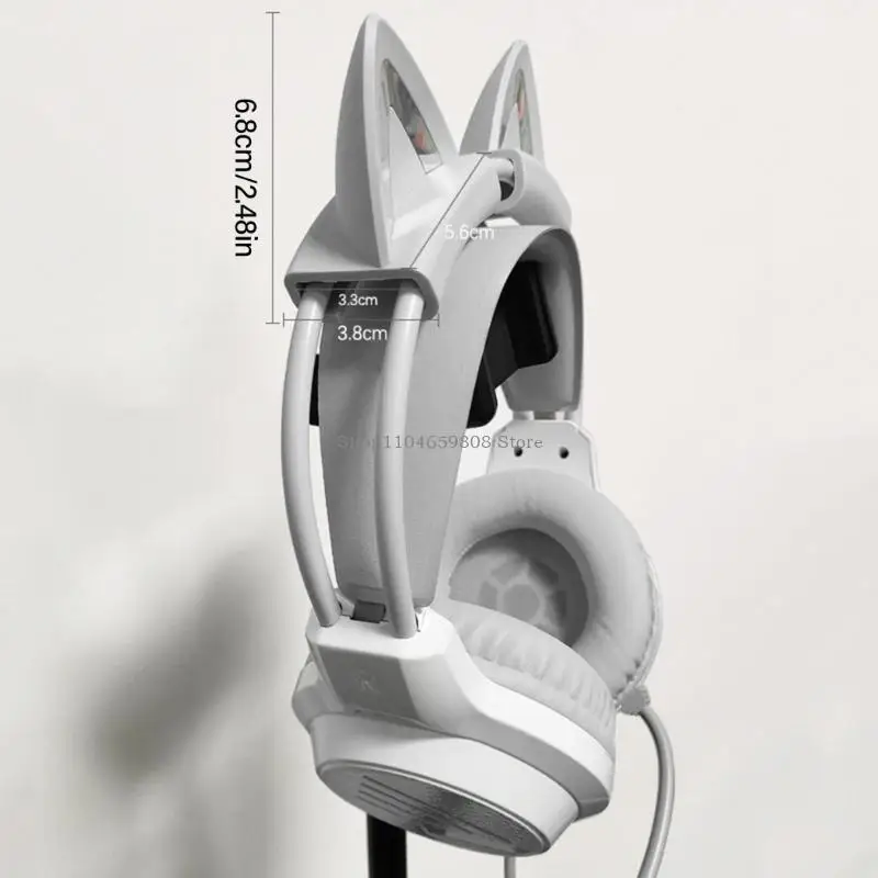 Đầu trang trí mèo silicon dễ thương cho phụ kiện nghe