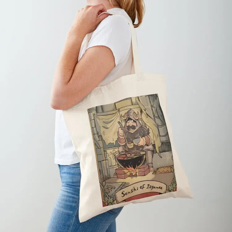 Dungeon Meshi Delicious in Dungeon - Senshi Cooking Tote Bag shopper bag women canvas tote bag men's canvas shopping