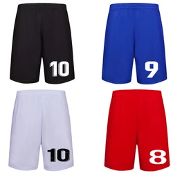 Free Print Number!Solid Football Training Shorts Mens, Kids Summer Bottoms Running Basketball Soccer Shorts Yoga Sports Shorts