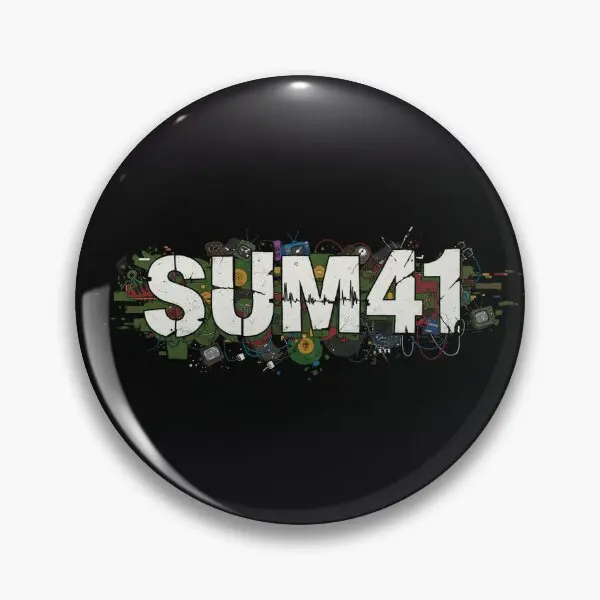 Sum 41 Visual Journey Rock Art Series  Soft Button Pin Metal Jewelry Creative Lapel Pin Fashion Cartoon Clothes Lover Collar