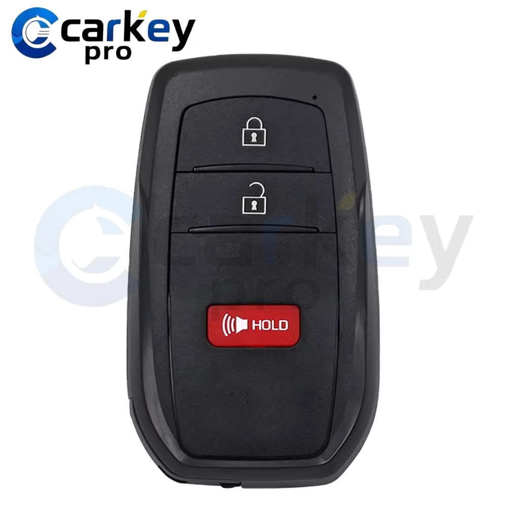 Carkeypro 2+1 Buttons Smart Key 312/314Mhz HYQ14FBX 8A CHIP For Toyota Prius 2023-2024