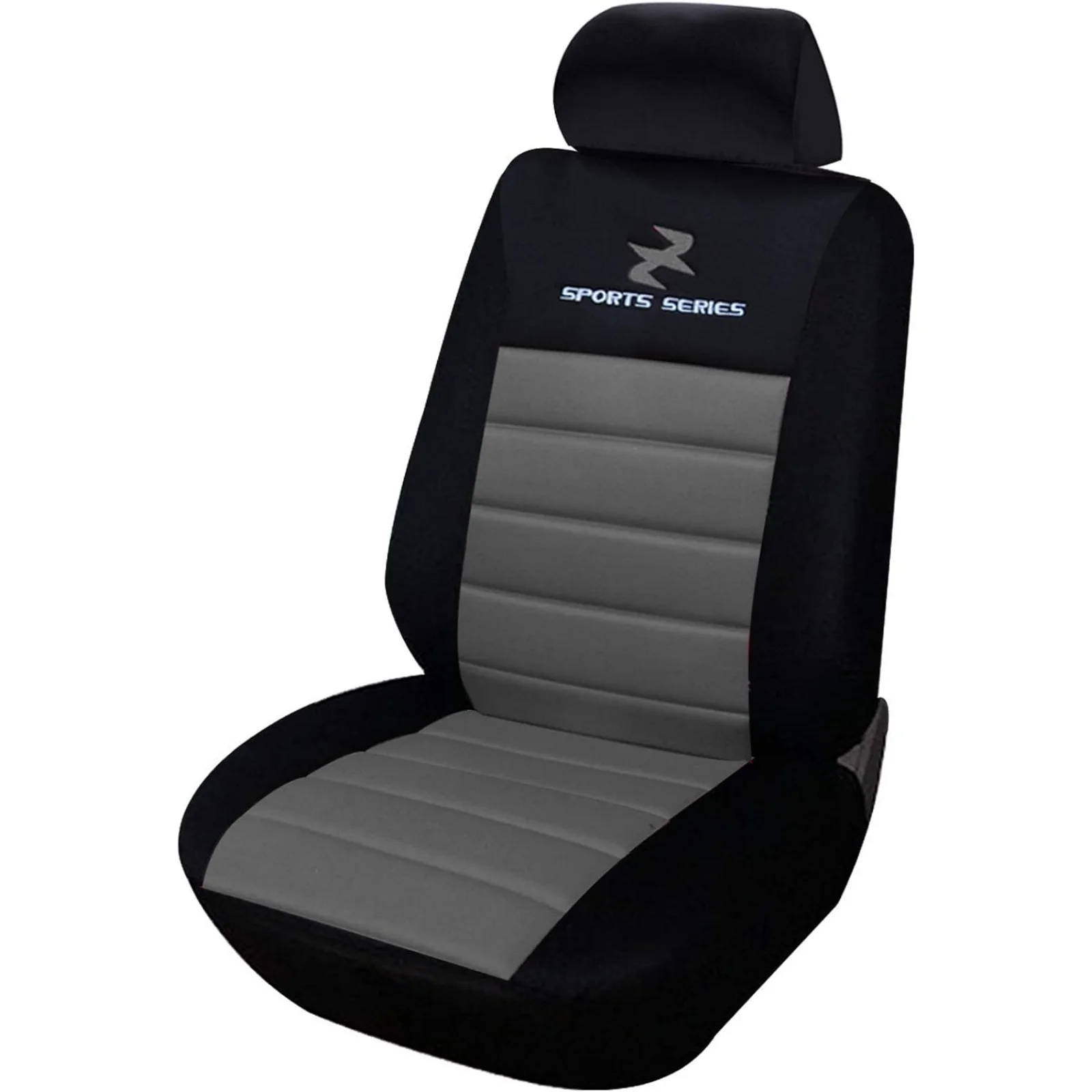 1 Stück Universeller Vordersitzbezug für Autos, Schutzbezug aus Polyester, gepolsterter Sitzbezug mit Kopfstützen – Detail 9