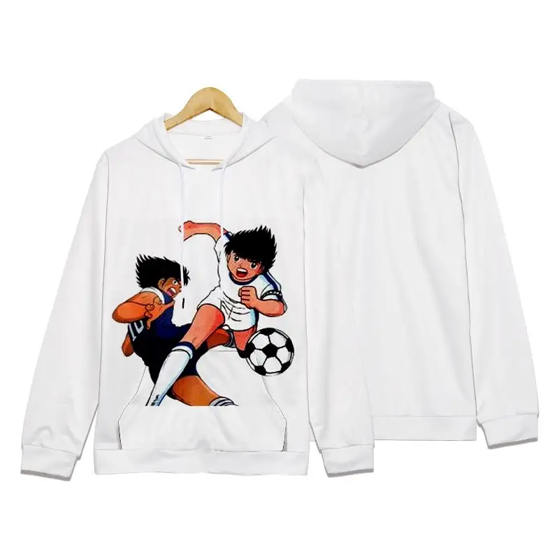 Felpe con cappuccio Hot Cartoon Anime Captain Tsubasa 3D Print ragazzi ragazze felpe moda Hip Hop felpa oversize con cappuccio bambini pullover