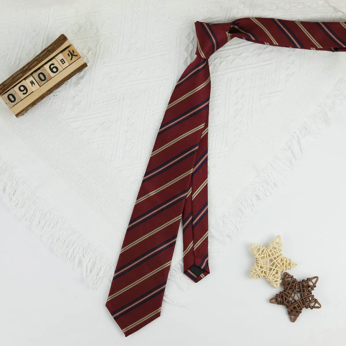 New JK Ties Women Striped Neck Tie Girls Japanese Style for Jk Uniform Cute Skinny Necktie Man Uniform School Men Accessories