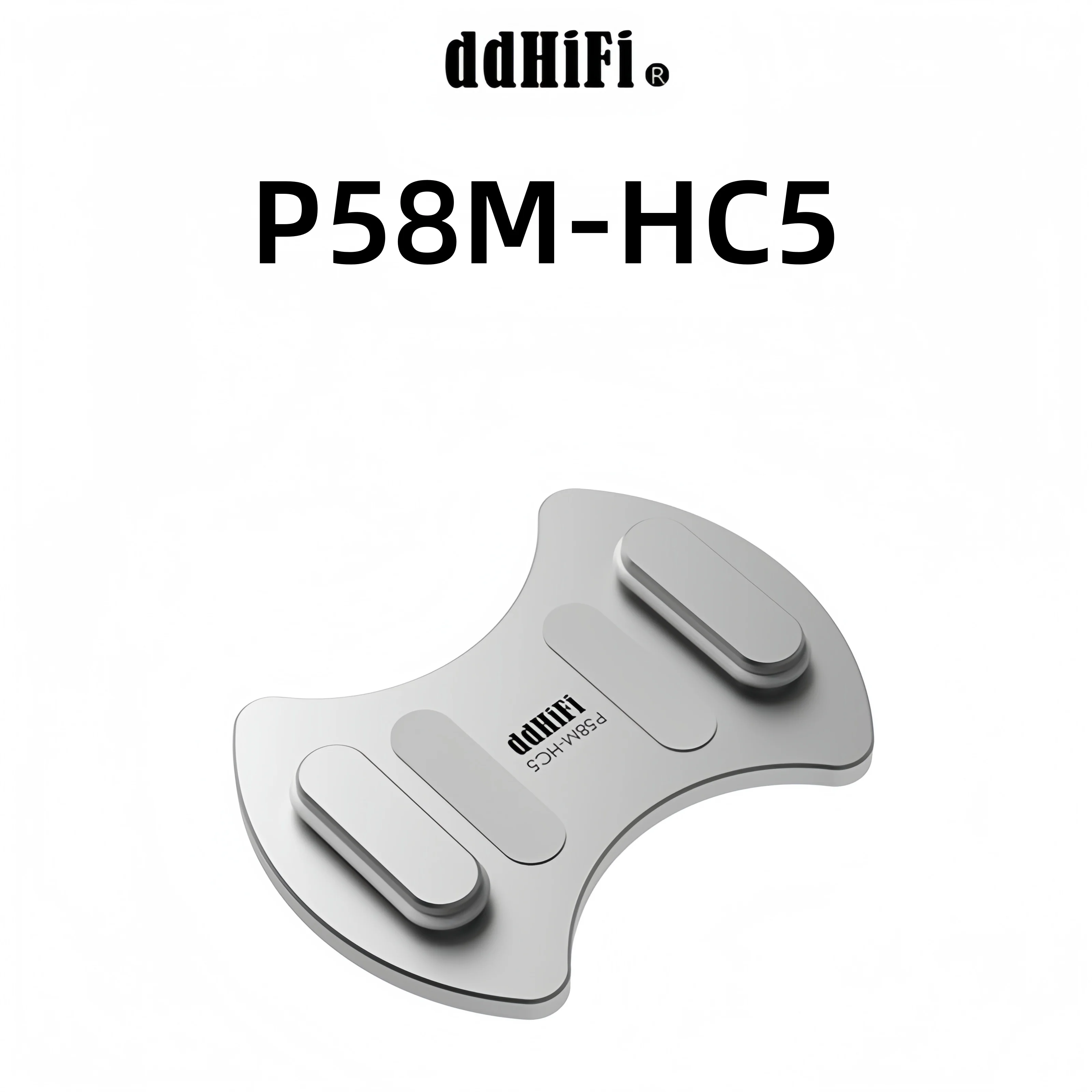 DD ddHiFi P58M-HC5 MagSafe Magnetic Attraction Pad for AK HC5 DAC Amp, CNC AL6063 Aluminum, Curved N52 Magnet, Lightweight