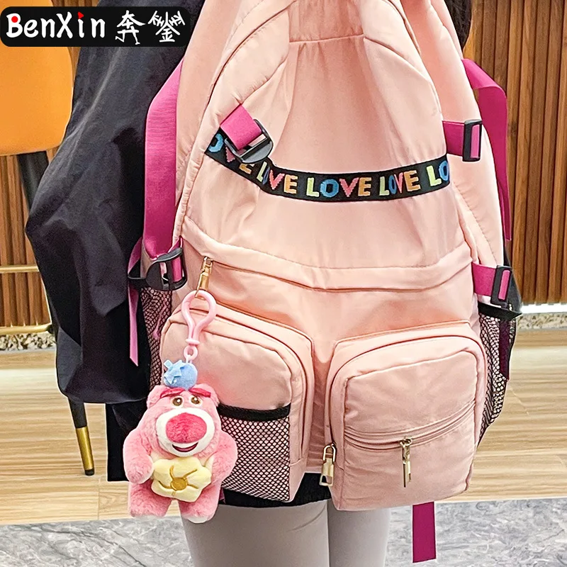 Miniso Цветочные фигурки, уличные киоски, подарок оптом, изысканные рюкзаки для пар, брелки, машинки-когти