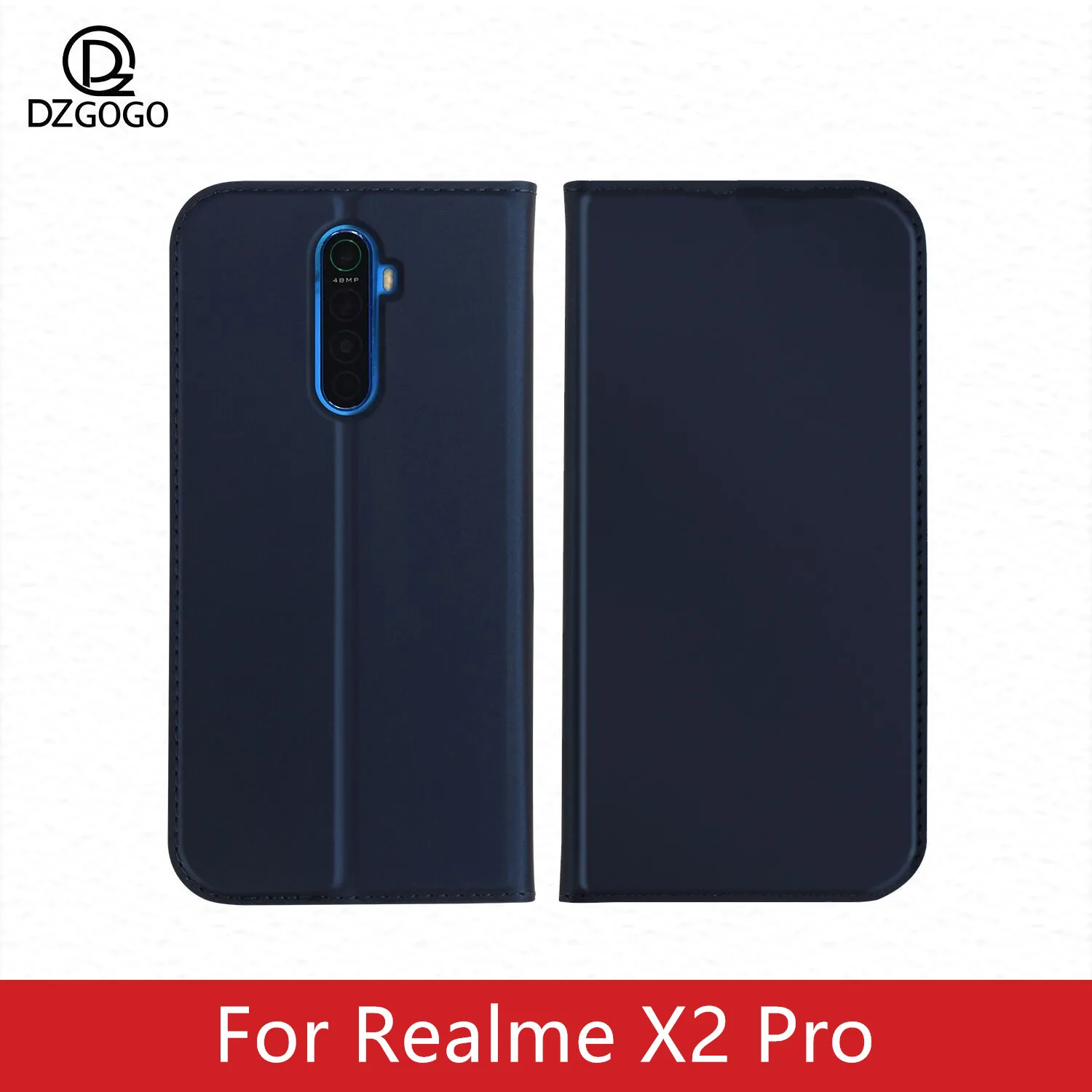 Shockproof Leather Phone Cover for Oppo Reno Ace, DUX DUCIS Skin Pro, Flip Wallet, Card Slot, PCLM10