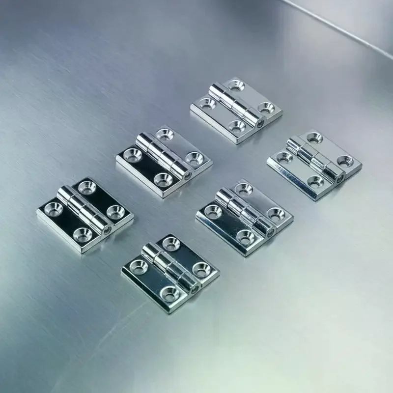 2Pcs Zinc Alloy Cabinet Hinges, Fit for Switch Cabinet Electric Cl218 Hl040, 40/50/60mm Size Cabinet Door Hinges