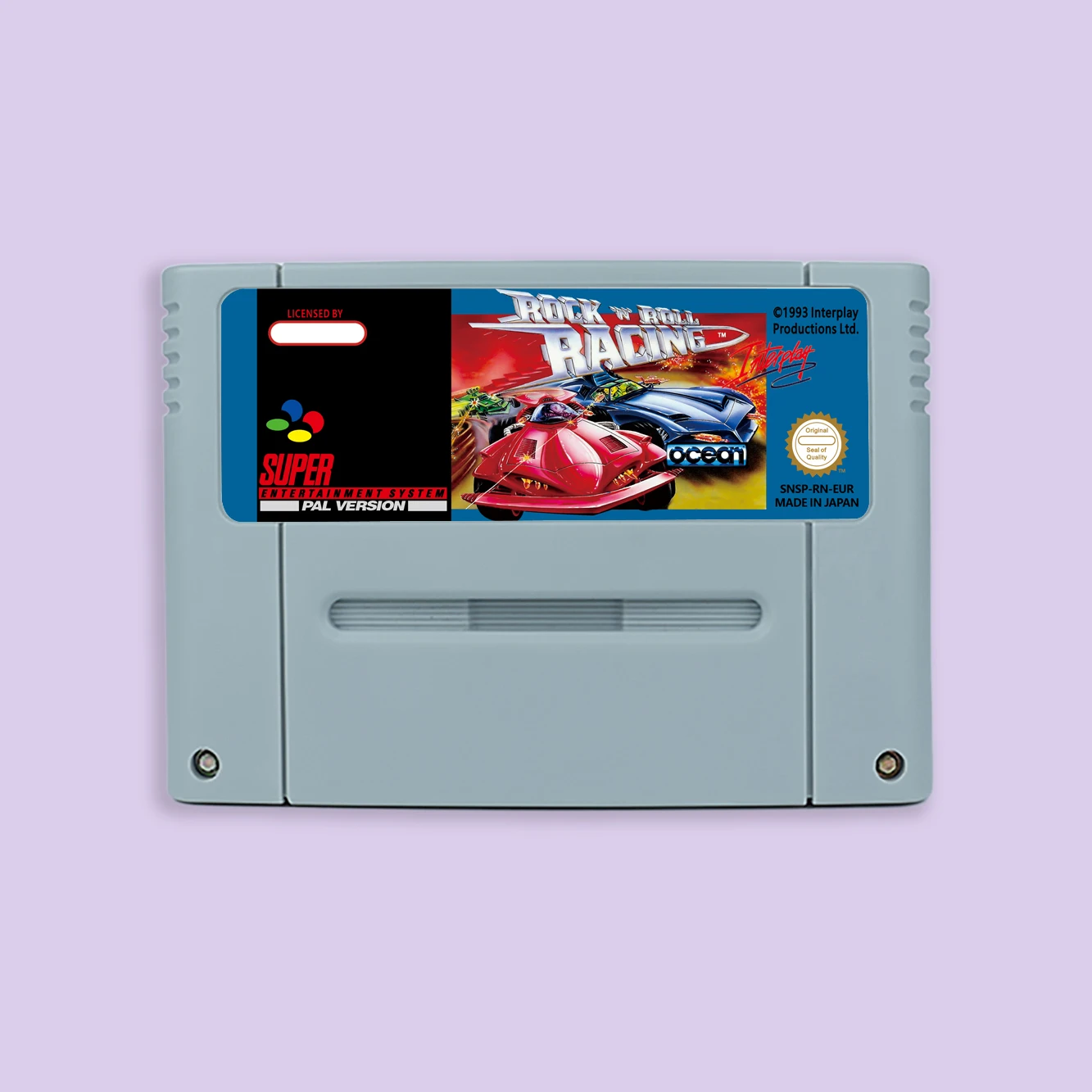 Rock n' Roll Racing Action game for SNES 16 bit Single Card USA NTSC EUR PAL Video Game Consoles Cartridge