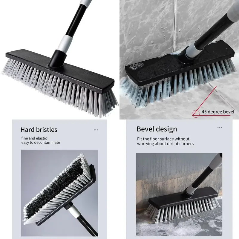 for Modern Design Extended Handle Cleaning Brush with Dense Bristles  Floor