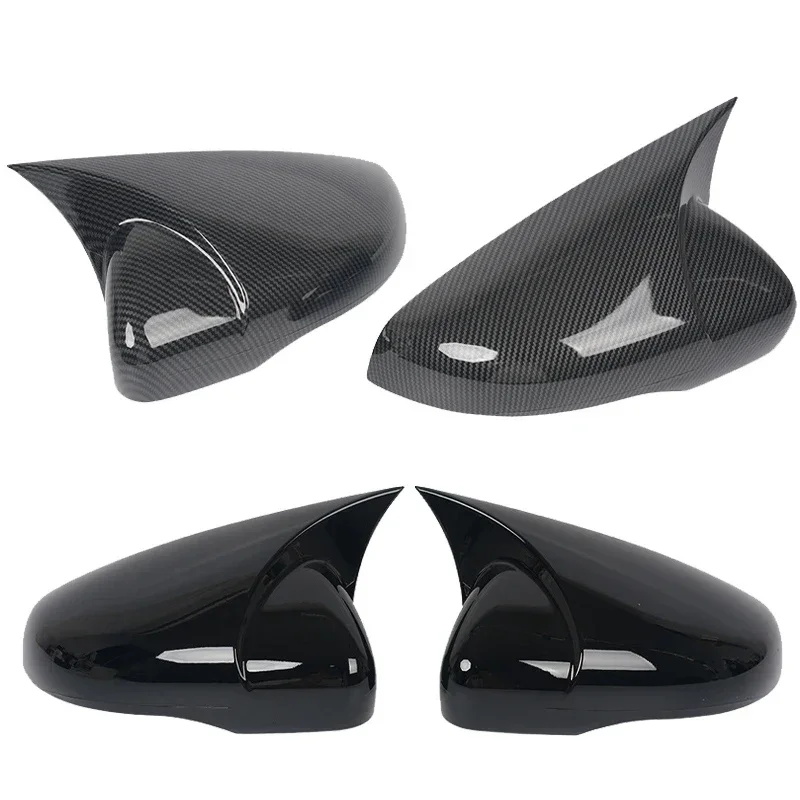 1 Pair Car Cow Horn Mirror Housing Cover For VW Golf 6 MK6 2009-2013 Reversing Mirror Housing Conversion