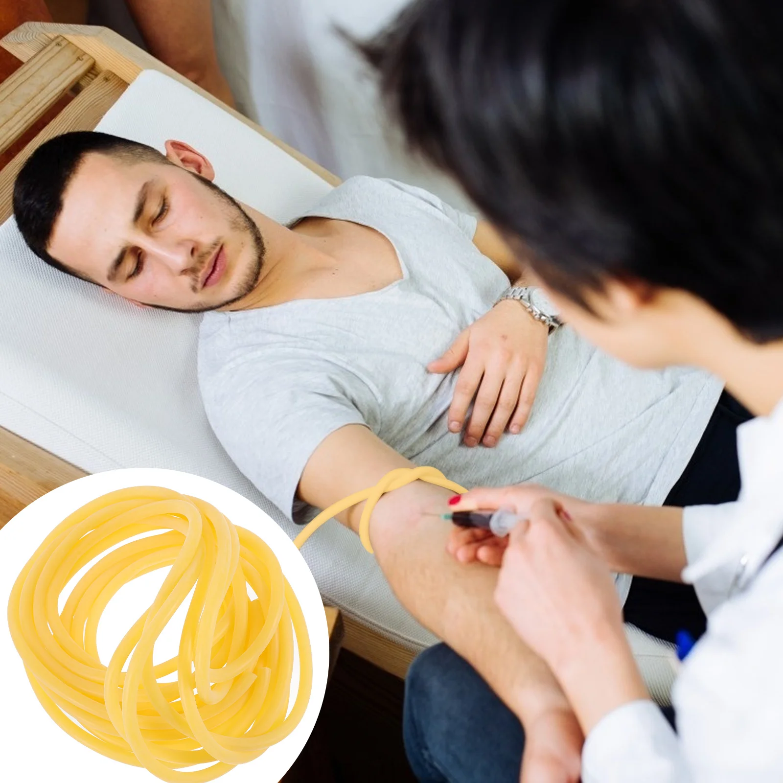 

6pcs Natural Latex Rubber Tube Surgical Tubing For Medical Training Equipment Elastic Anti-Tear Wear-Resistant Diy