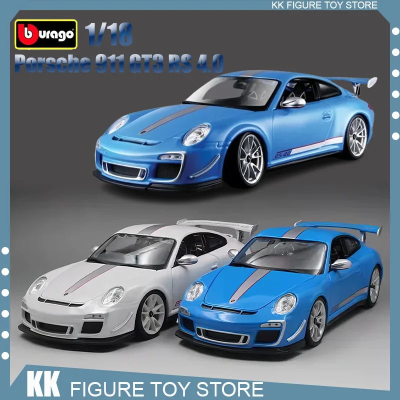 

Bburago 1:18 Porsche 911 GT3 RS 4.0 Sports Car Diecast Model Edition Alloy Luxury Vehicle Decora Toys Car Porsche Mode Kids Gift