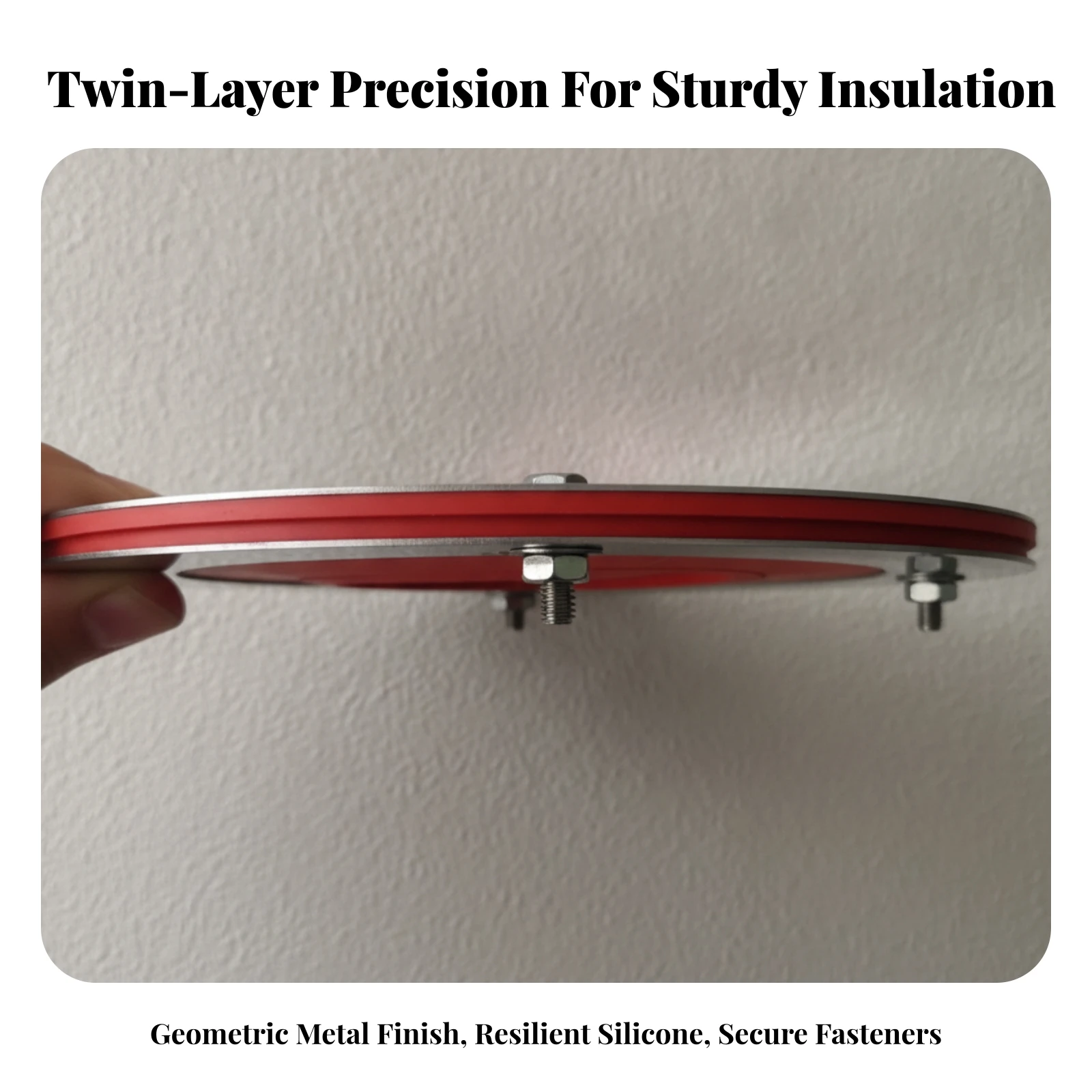 Heater Pipe Sealing Cover Heat-Resistant Silicone Pipe Cover with Stainless Steel Hardware High-Temperature Long-Lasting