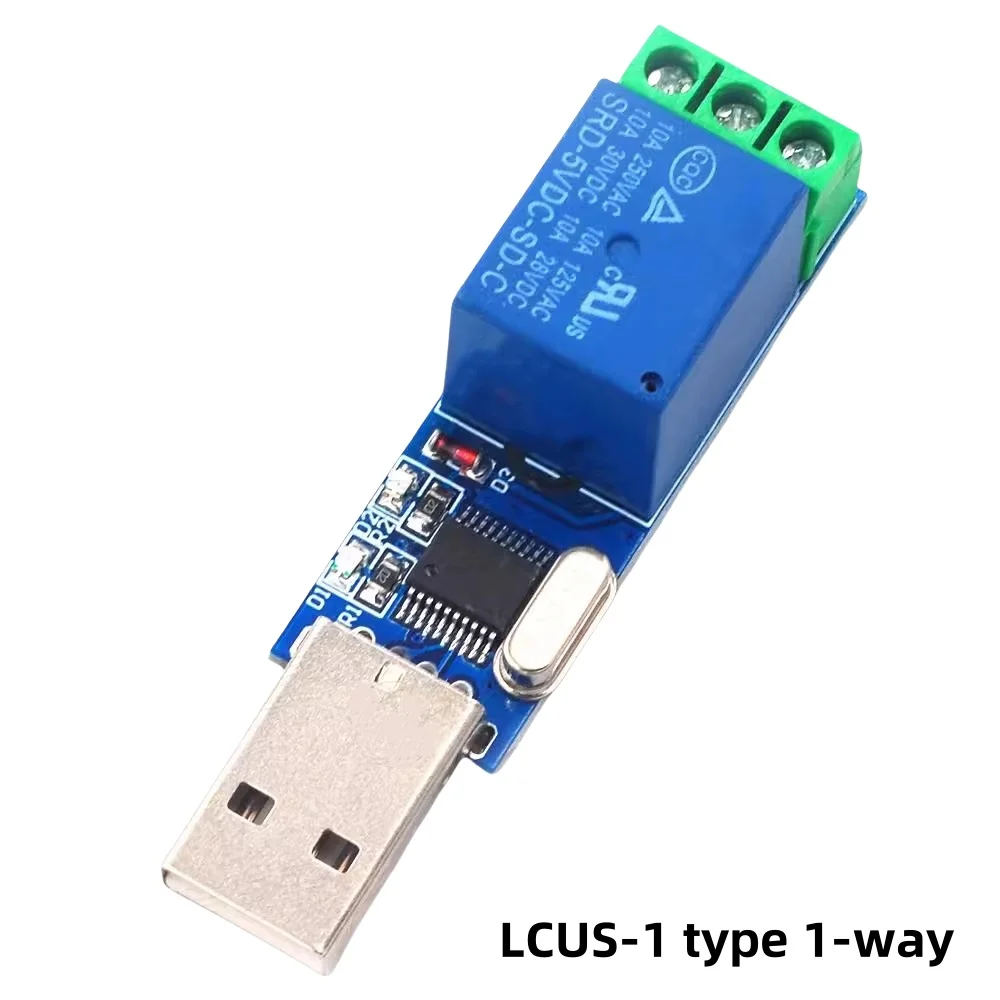 LCUS-1 tipo 1 canale porta seriale del computer modulo relè di controllo USB modulo interruttore PLC LCUS-2 tipo 2 canali 8