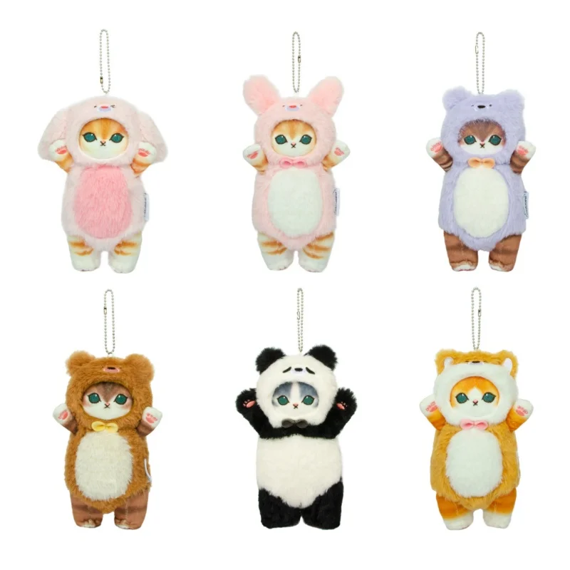 

17Cm Anime Mofusand Plush Keychain Pendant Cartoon Role-Playing Kawaii Small Animal Standing Posture Bag Pendant Birthday Gift