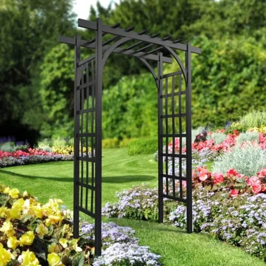 Garden Arbor, PVC Wedding Arch for Ceremony Party, Garden Trellis for Climbing Plants Outdoor, Arch Backdrop Stand for Garden,