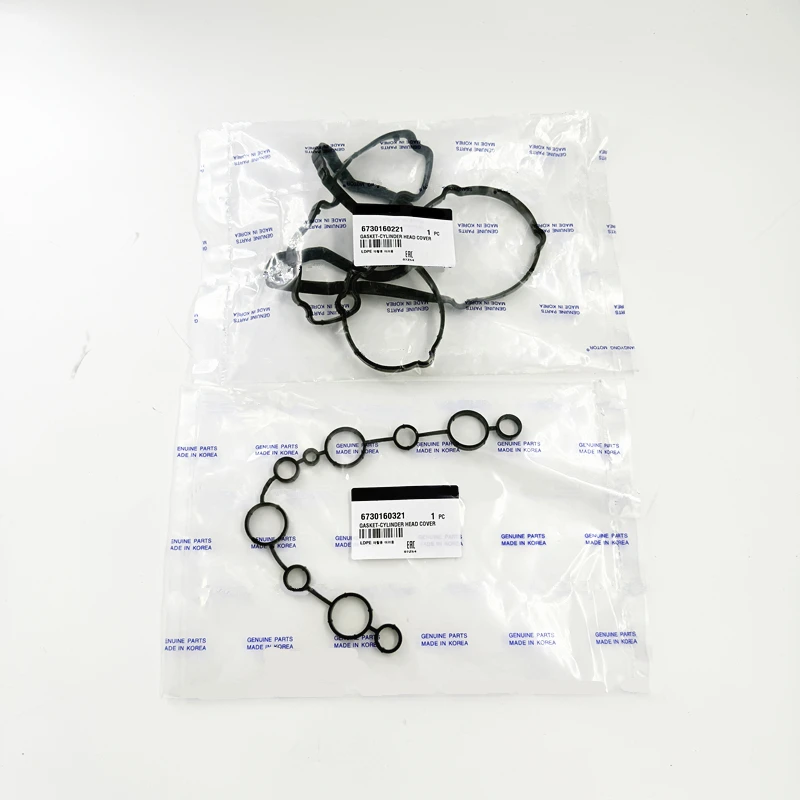 67301-60321 Brand New Cylinder Head Cover Gasket For Ssangyong Tivoli Korando +D16F Inner&Outer 6730160221 6730160321