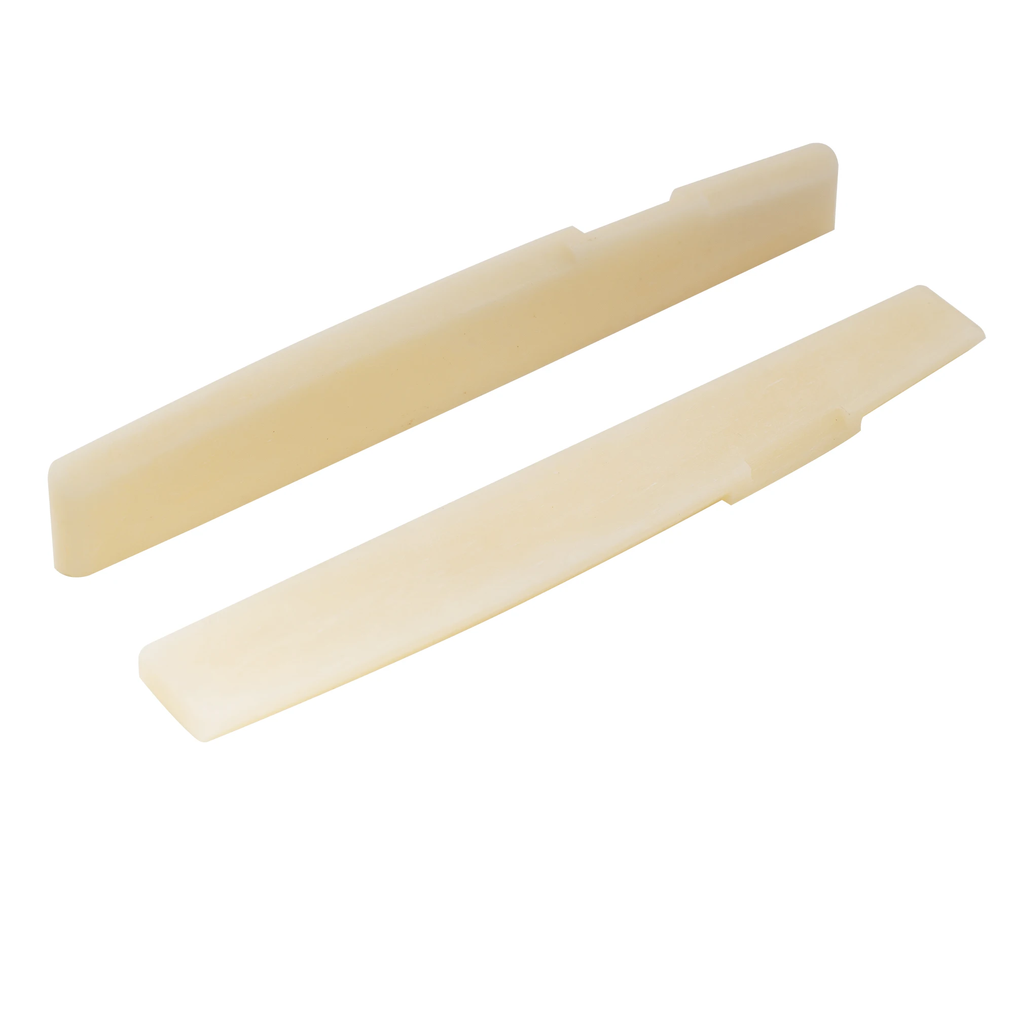 Musiclily Pro 71,12 mm kompensierter Knochensattel für Akustikgitarren im Taylor-Stil mit 6 Saiten (2er-Set) – Detail 10