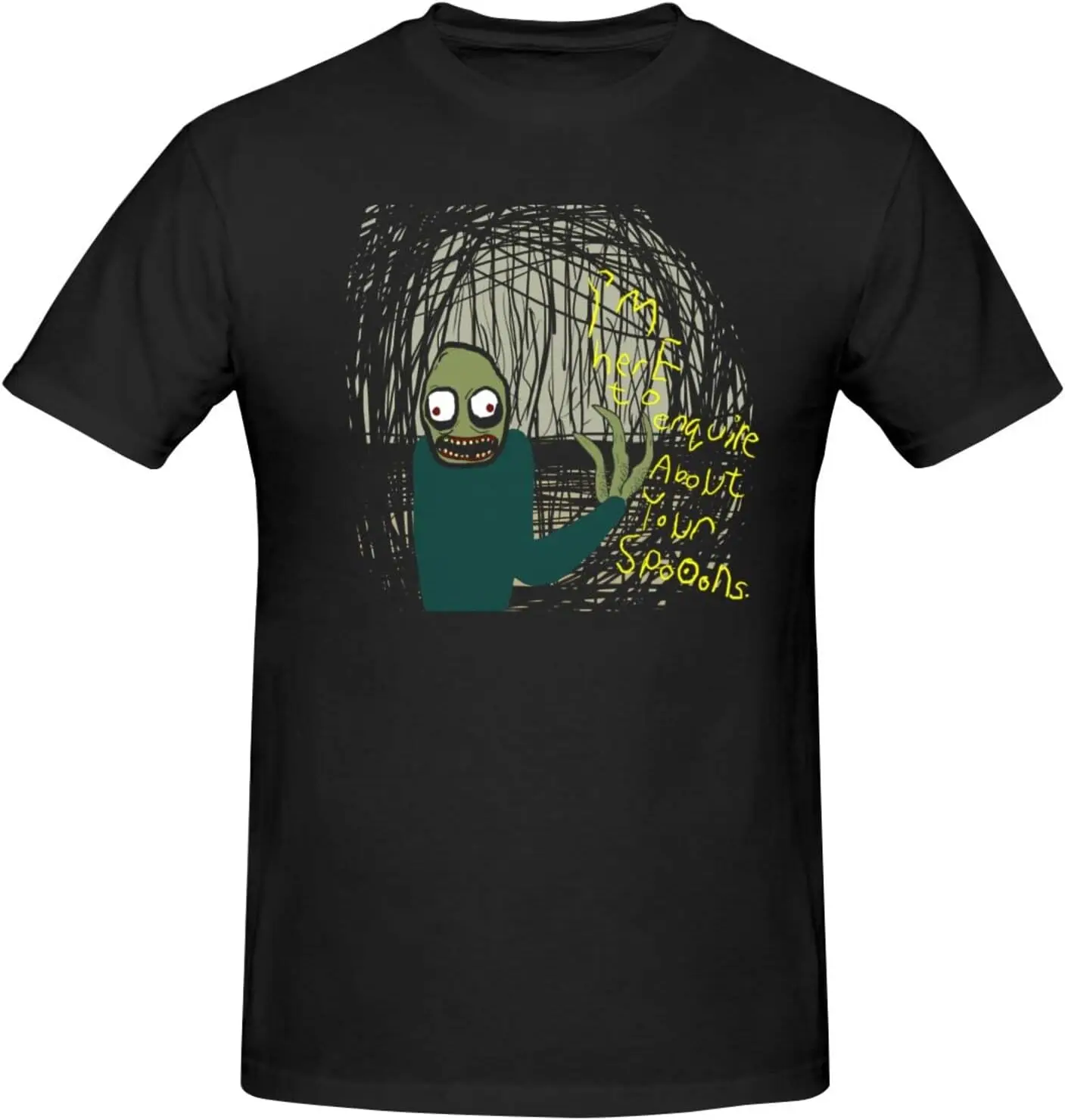 Salad Fingers T Shirt Men's Summer  Short Sleeve Tees High Quality 100%Cotton Short Sleeve