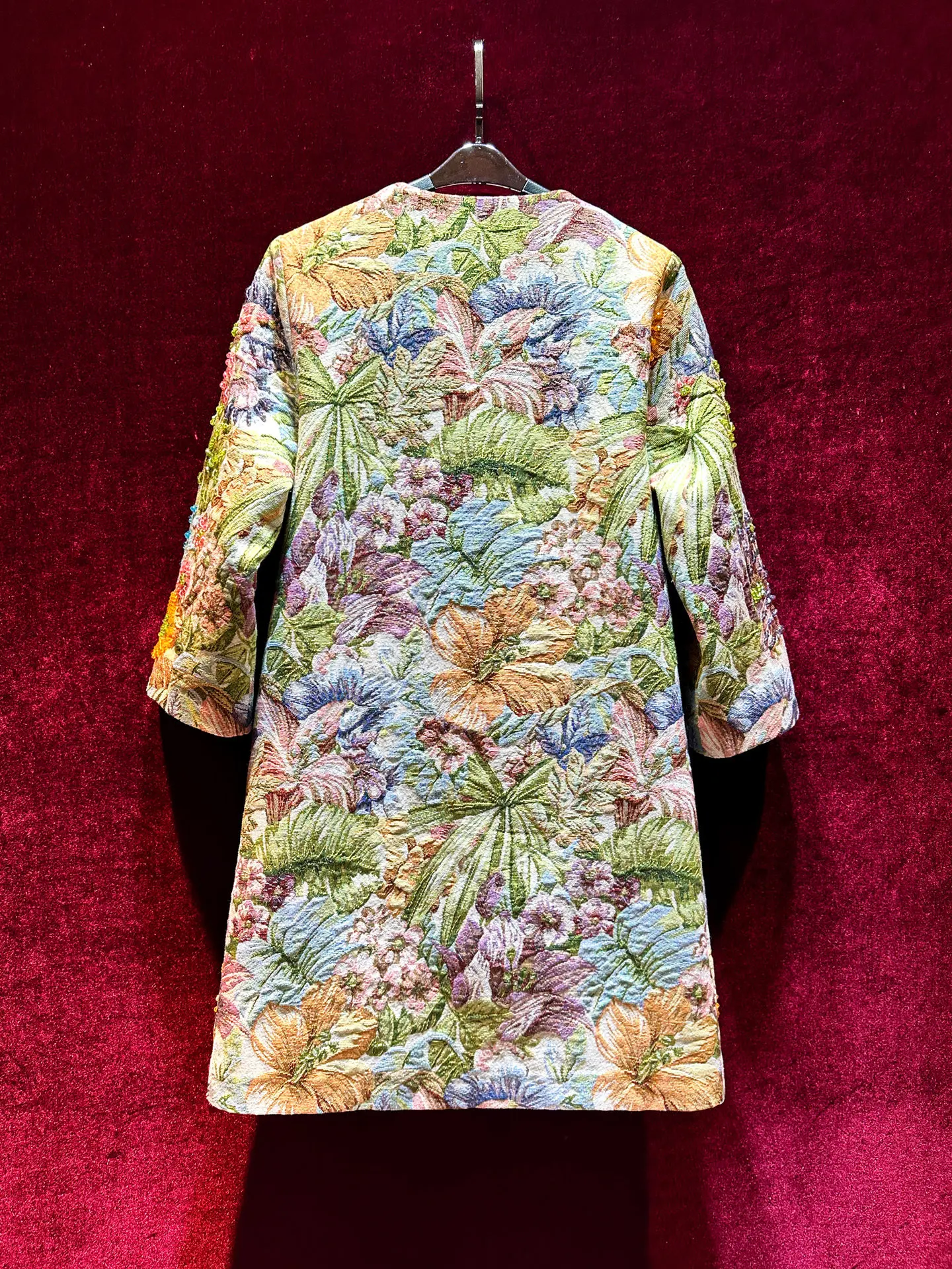 ZAMOR HIGH END High-End Heavy Beaded Rhinestone Jacquard Embroidery Loose Chinese Style Coat Women's Top Elegant Hot Selling Out