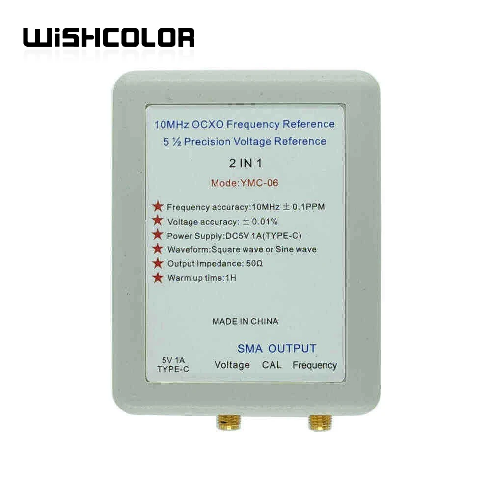 YMC-06 OCXO 10MHz Frequency Reference & 5 ½ Precision Voltage Reference (Square Wave) for Sound System Decoder Frequency Meter