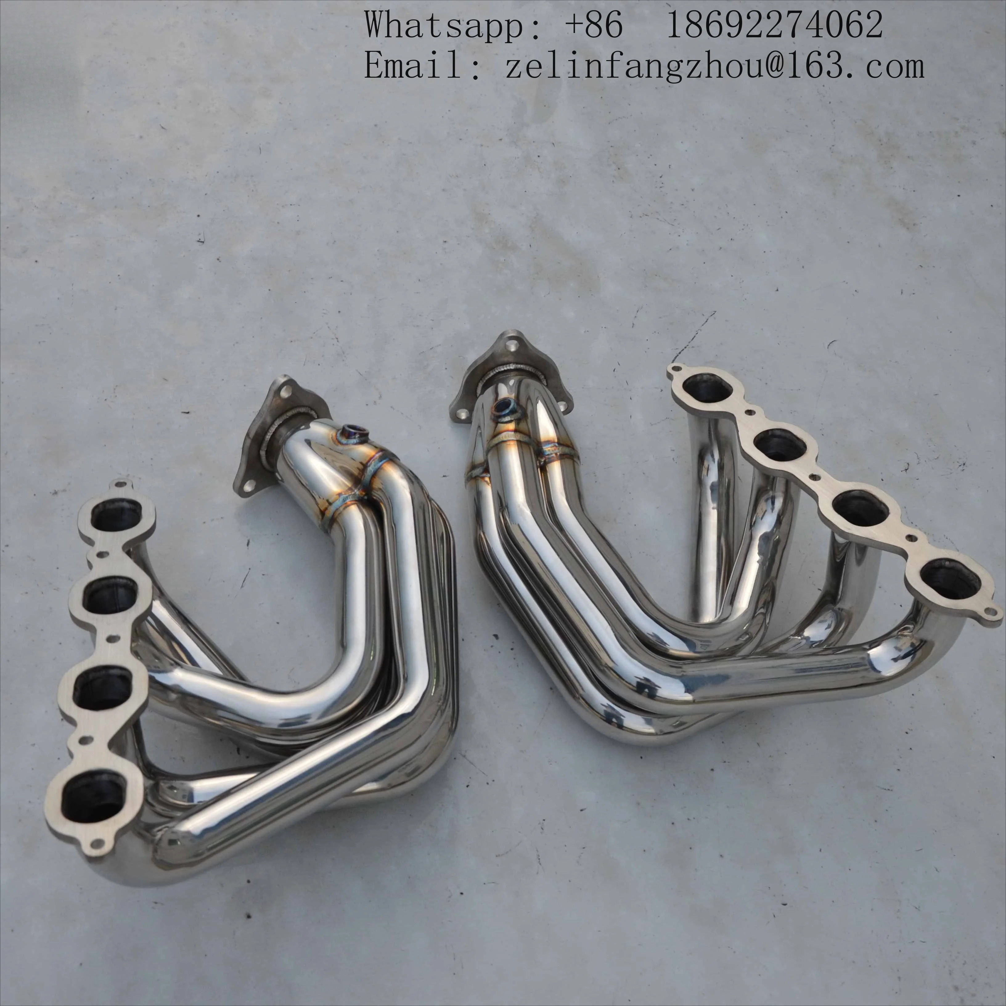 SS304 Straight Exhaust Manifold Headers Heat Shield for Chevrolet Corvette C8 6.2L 2019+ High Flow Performance Pipe Pro