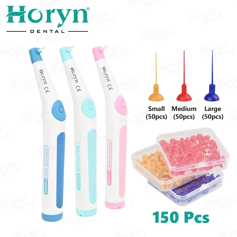 Activateur dentaire ultrasonique sans fil, irrigateur de lavage des dents avec 150 embouts pour Canal radiculaire Endo