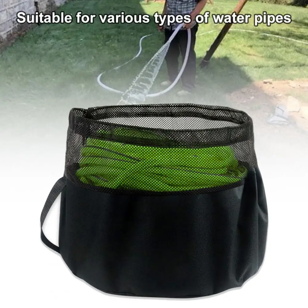 Garden Water Pipe Storage Bag Wire Hose Equipment Storage Pouch Sewer Pipe Mesh Bag Bundle Mouth Tool Garden Supplies Organizer