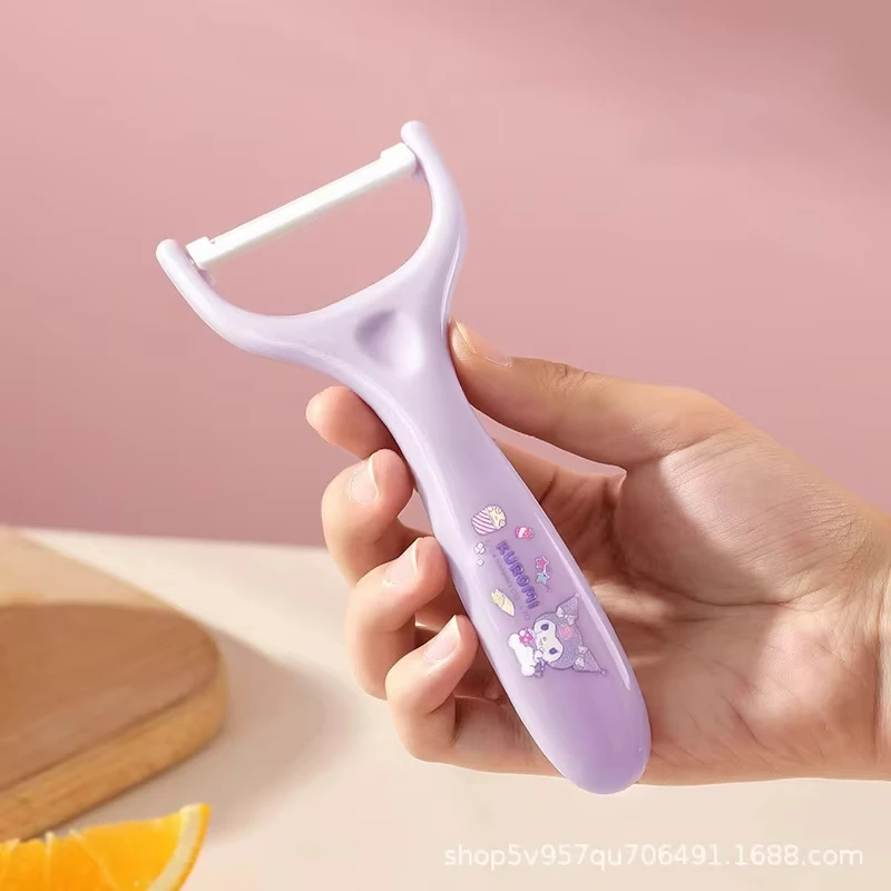 

Sanrio Peeling Knife Kitchen Hello Kitty Cute Cartoon Fruit Peeling Potato Melon Fruit Household Peeling Artifact Gifts Girls