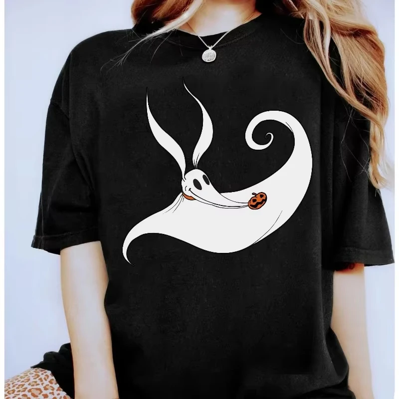 

Disney Halloween The Nightmare Before Christmas Zero Zero Dog Pumpkin TShirt Disney Nightmare Halloween Tee Spooky Season Shirt