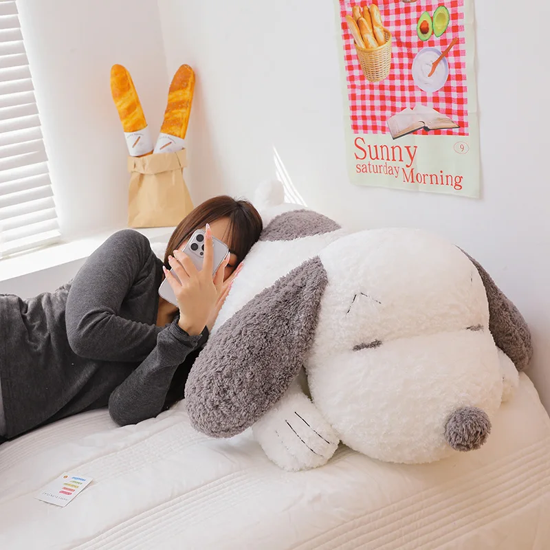 スヌーピーアニメぬいぐるみ枕新 55 センチメートル漫画ぬいぐるみ寝室かわいい装飾人形かわいい子供のおもちゃの誕生日ギフト