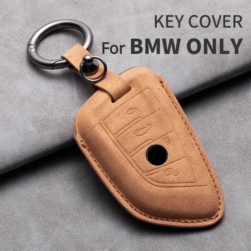 Autos chl üssel etui Abdeckung Shell Fob für BMW F10 F20 F30 F15 F16 F07 F01 F02 F25 F31 1 3 5 7 Serie x1 x3 x4 x5 x6 Leder Auto Schlüssel bund