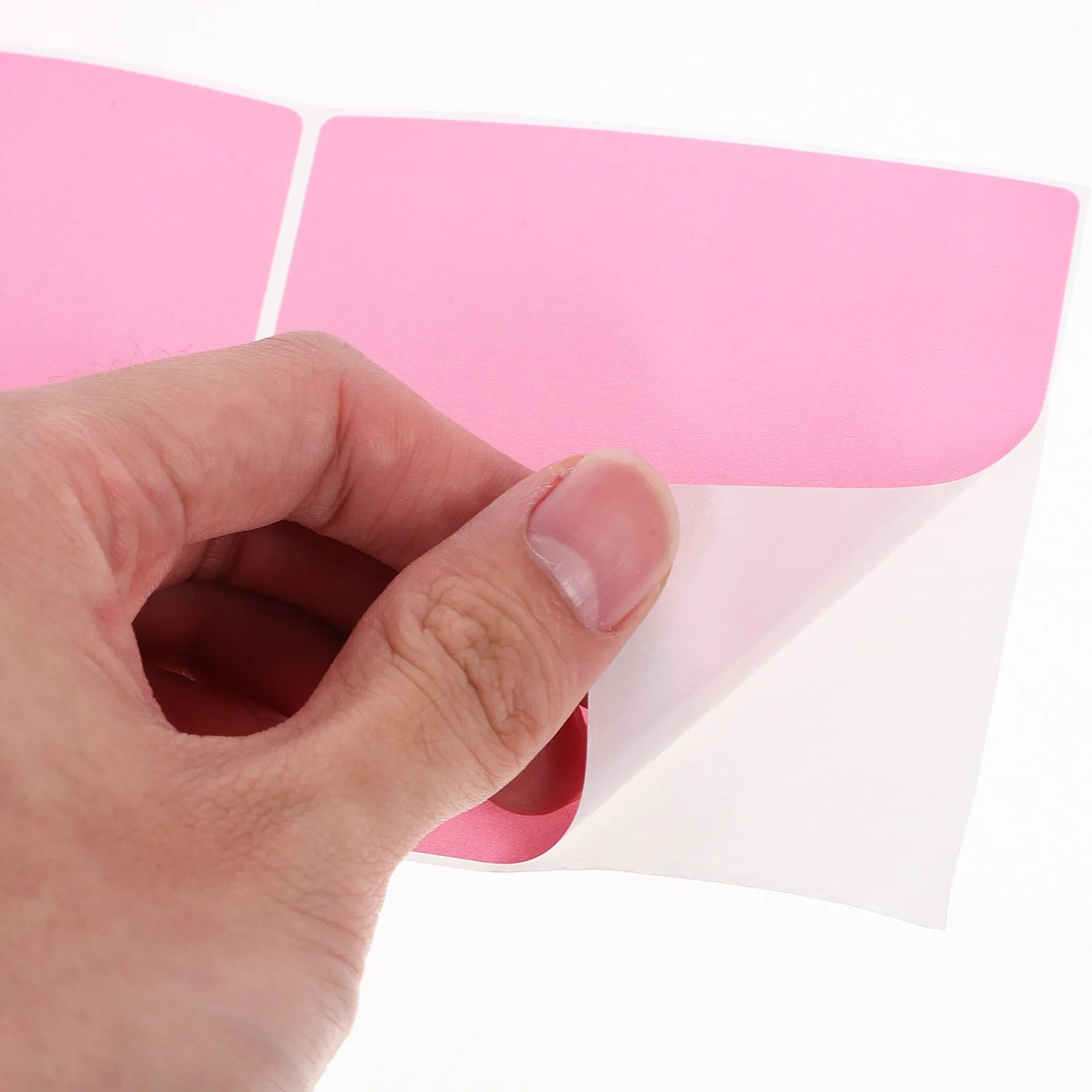 Thermal Labels Roll Matte Finish Rounded Corners Strong Adhesive Easy Peel Stick Clear for Shipping Address