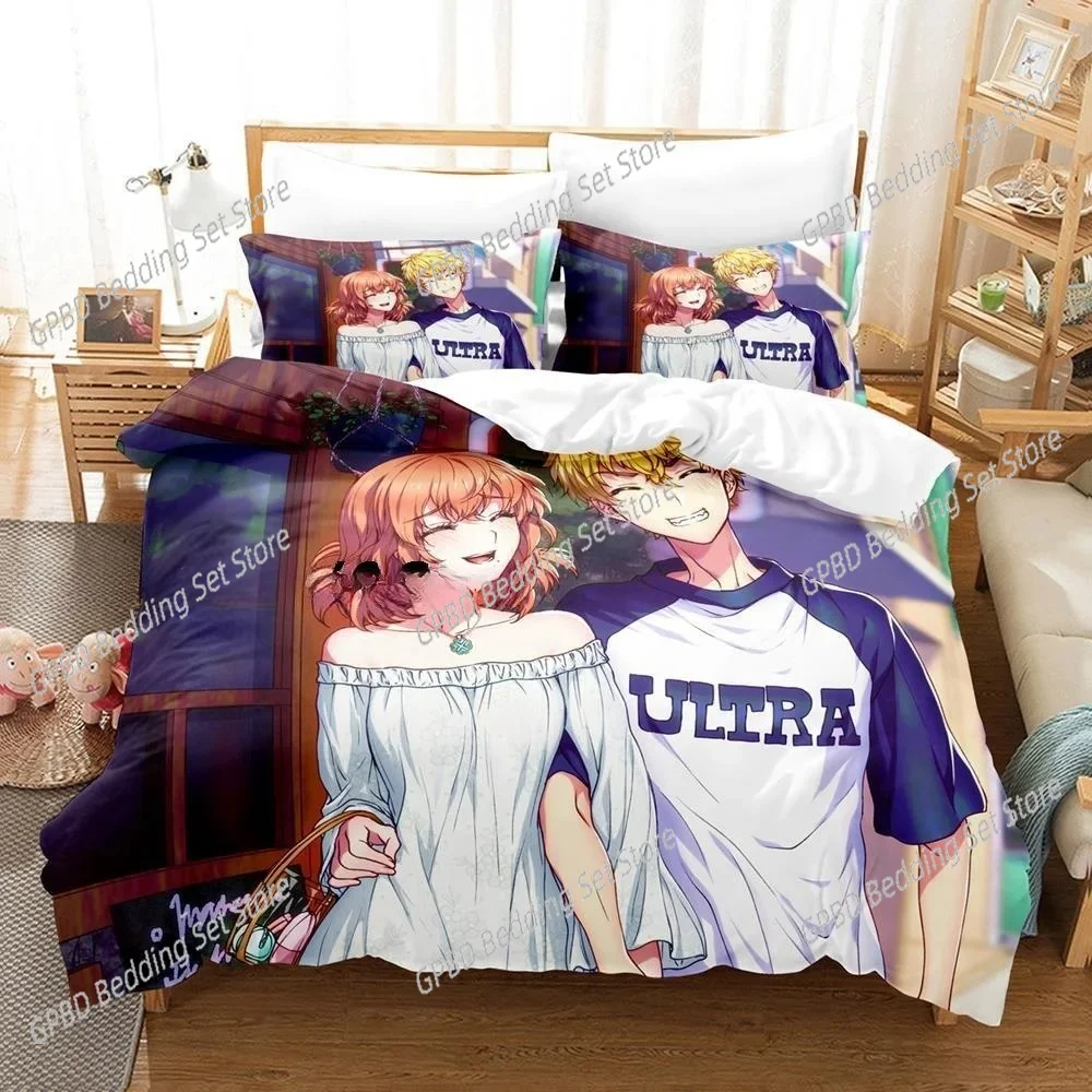 Tokyo Revengers Bedding Set Single Twin Full Queen King Size Bed Set Adult Kid Bedroom Duvet cover Sets 3D Anime Bed Sheet Set