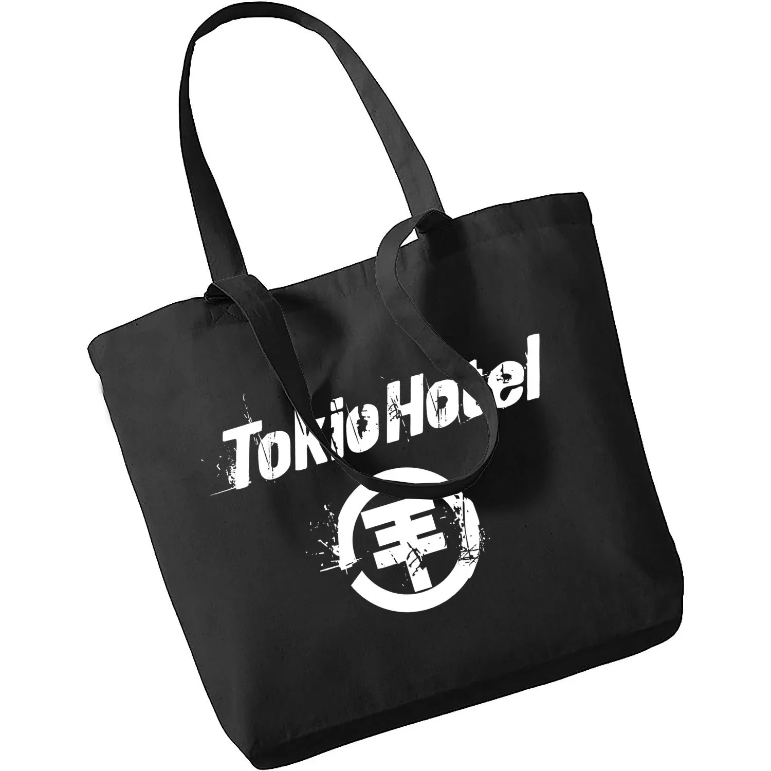 Ladies Shopping Bag Tokio Hotel Group Rock Music Y2K Aesthetic Handbag Harajuku Style Bag Student Tote Bag Storage Bags