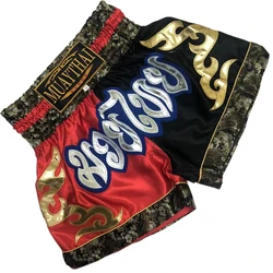 Men's Women's Kids Muay Thai Boxing Shorts Teenagers Kickboxing Fighting MMA Trunks Sanda Grappling Bjj Sports Short Pants