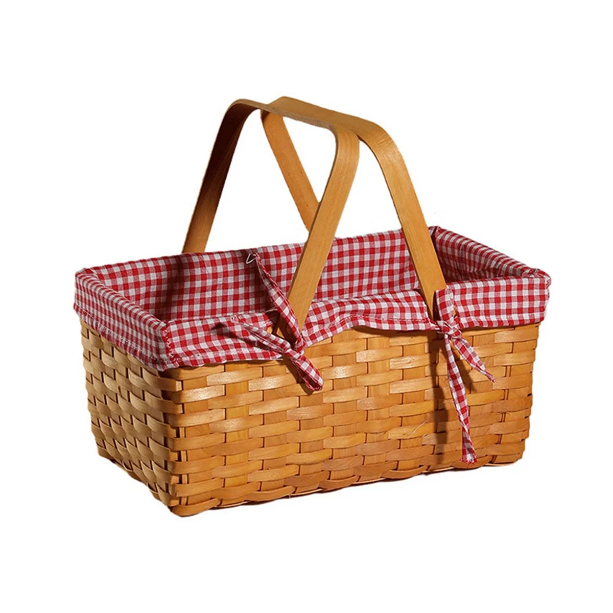 

Wooden Shopping Basket, Vegetable Basket, Internet Celebrity Picnic Basket, Bread Basket, Flower Basket