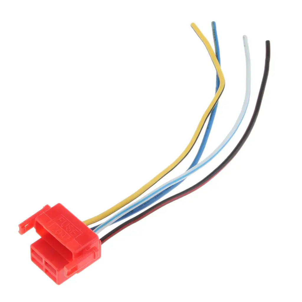 Picture 3: Motorbike 4 Pins Solenoid Relay Plug Red Electrical Harness Connector for Honda CB400VTEC MC22