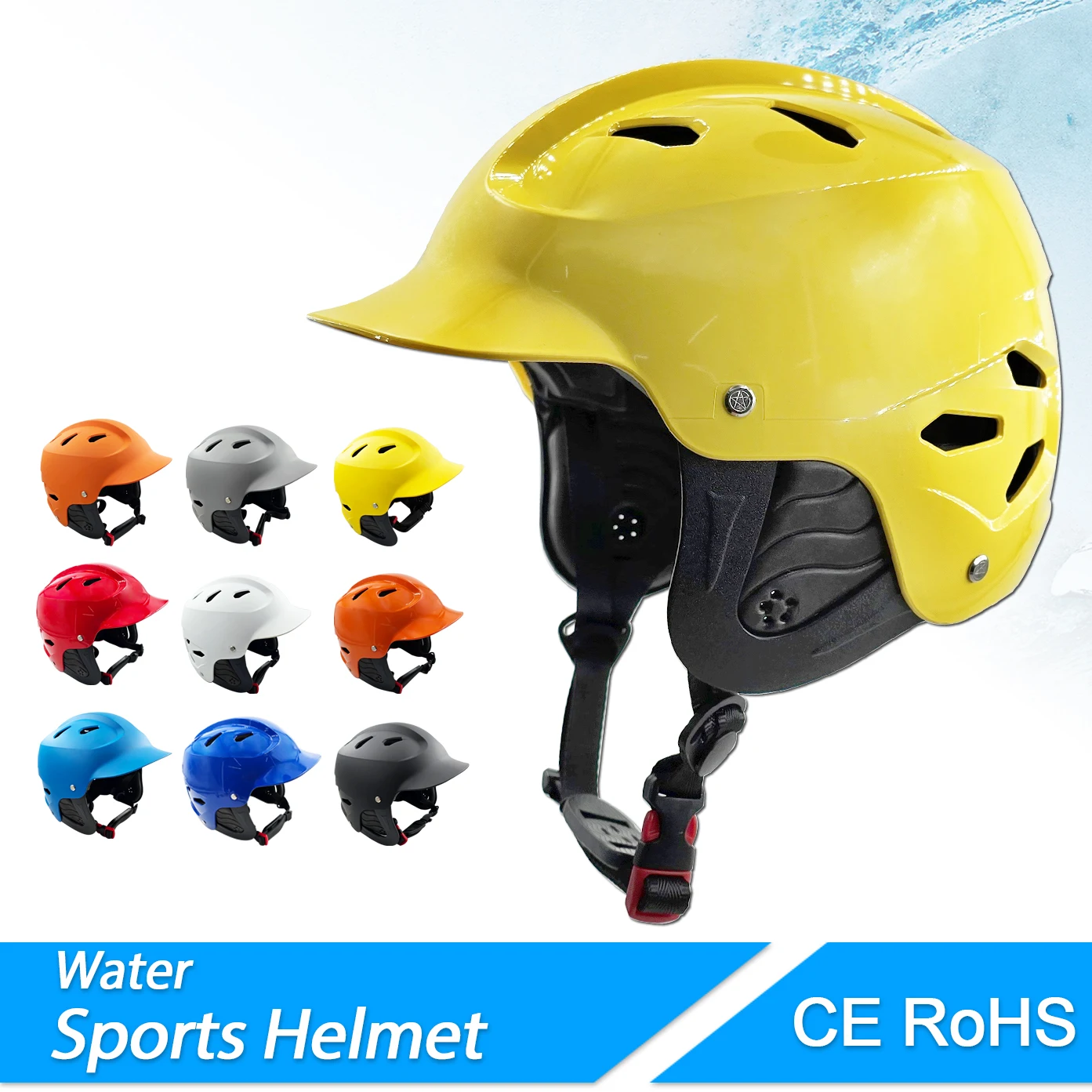 New design Adjustable Water SportsSafety Helmet for Kayaking Water Skiing Canoeing 15 Colors Protect Your Head While 2024