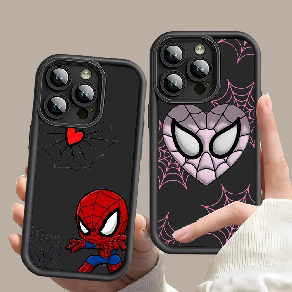 JR-7 M-Marvel Spider Man Cat Phone Case For Huawei Pura 70 Mate 50 Nova 9 10 11 SE Y90 P40 P50 P60 Art Pro