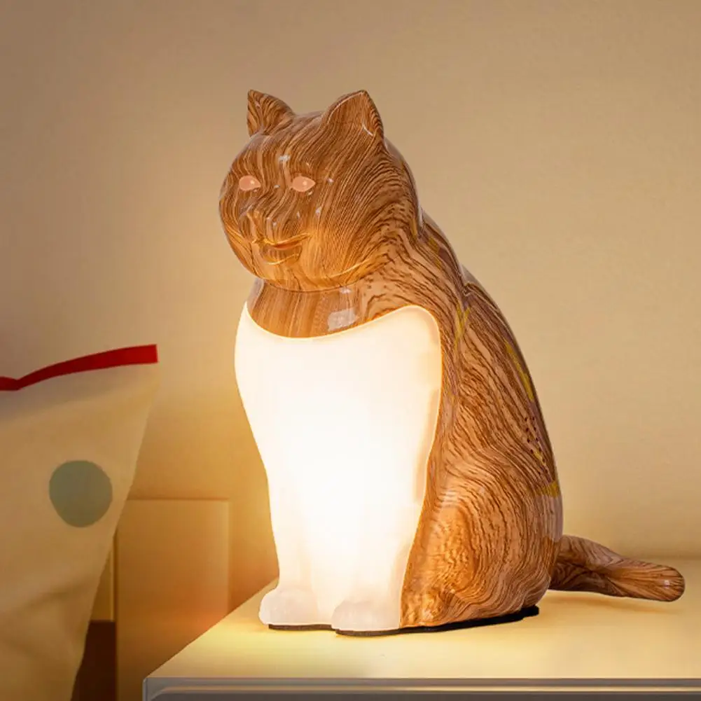 

Aromatherapy Desk Lamp Desk Lamp with Sound Function Cat-shaped Night Light with Aromatherapy Sound Function Figurine Gift