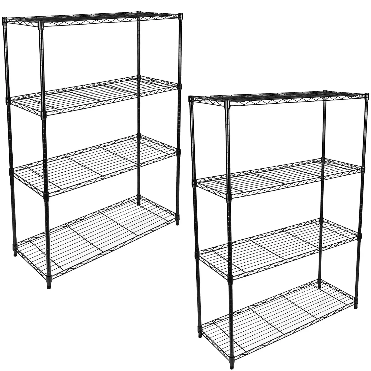 4-Shelf Steel Wire Storage Rack 36