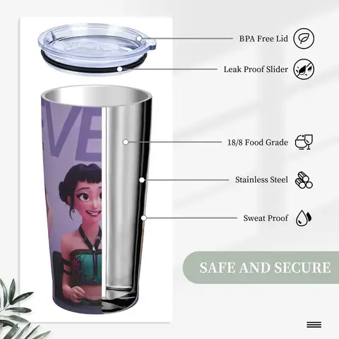 के पॉप डेमन हंटर्स मूवी स्टेनलेस स्टील टम्बलर कैम्पिंग कार मग 20oz थर्मल मग पोर्टेबल ठंडा और गर्म दूध चाय पानी की बोतल 10 best sales 20 औंस का गिलास - №10