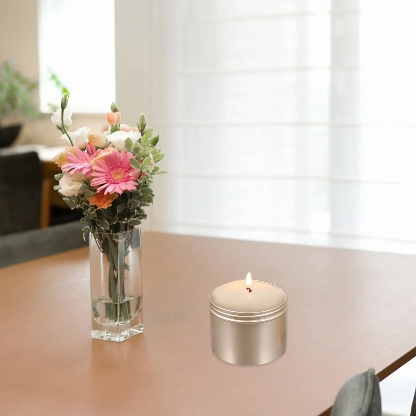 

5 шт. металлических банок по 50 мл, пустые жестяные банки для рукоделия, хранения, подарков на Рождество, конфет, чая, для вечеринок