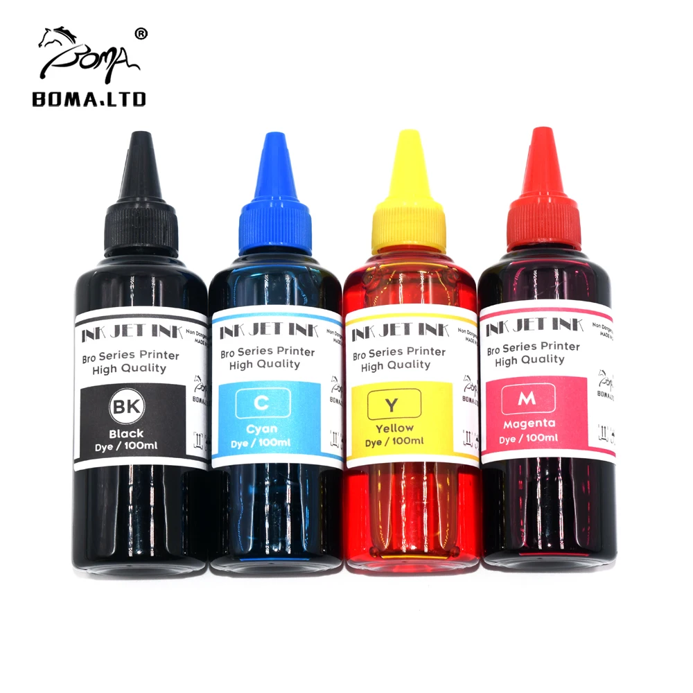 Imagem -01 - Recarga os Jogos da Tinta para o Irmão Lc402 Lc412 Lc422 Lc432 Lc462 Lc472 Mfc-j7100cdw J7300cdw Dcp-j1050dw J1140dw J1700dw Cores 100ml recarga os jogos da tinta para o irmao lc402 lc412 lc422 lc432 lc462 lc472 mfc j7100cdw j7300cdw dcp j1050dw j1140dw j1700dw cores 100ml 01