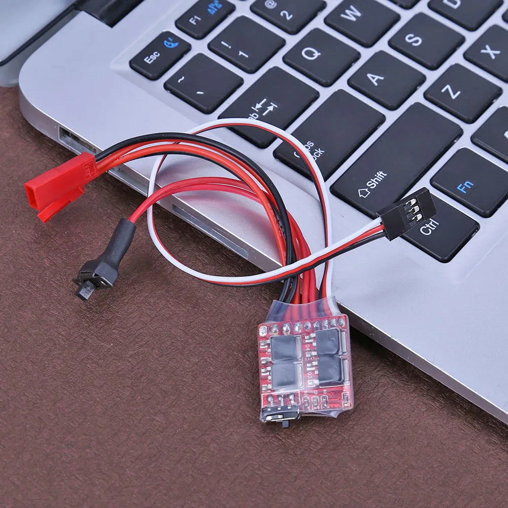 Bidirectional Brush ESC Reusable Switchable ESC Motor Speed Control Wear Resist for Controller Boat RC Car Tank
