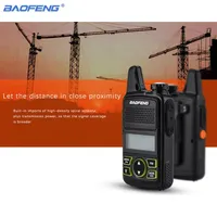 1/2PCS Original BAOFENG BF-T1 Mini Walkie Talkie UHF 400-470MHz Child Kids Radio Transceiver CB Ham Radio Station Amateur BFT1