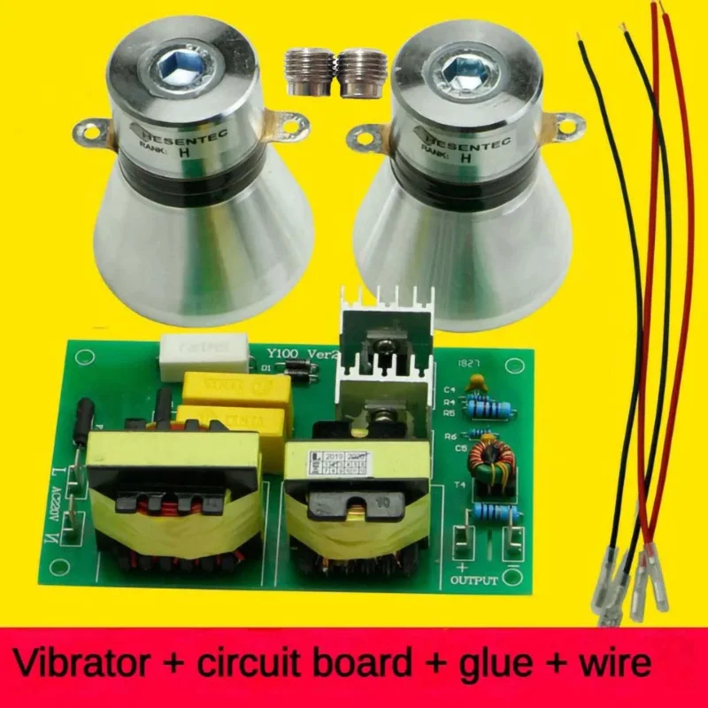 220V Ultrasonic Generator Driver Board - 120W Power Output, 28KHZ 40KHz Transducer, High Efficiency for Cleaning Machines